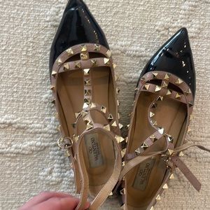 Valentino patent leather flats